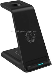 Estación de carga 3 en 1-Negro