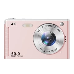 Cámara digital Compacta, 4K , 50MP -Rosado 1