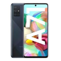 Celular Samsung A71 5G, 128GB, 4GB Ram,  SIM Movistar y Entel, Negro-Reacondicionado
