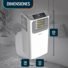 Aire Acondicionado Portátil Master-G Wifi 12000 BTU 4 en 1 MGAC12PORWF, caja original con desgaste 1