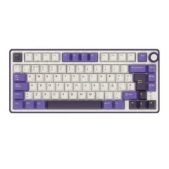Teclado Royal Kludge R75, brown switch, Morado