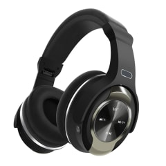 Audifonos Cancelacion Ruido Diadema Inalámbrico Bluetooth -QYS-V8-Negro 2