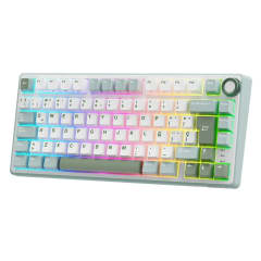Teclado Royal Kludge R75- Verde Claro 1