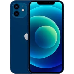 Celular Apple Iphone,128gb, Azul, chasis y pantalla con rayas-Reacondicionado 0