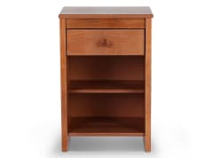 Velador Rosen Ferrara 1 Cajón Café 0