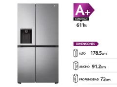 REFRIGERAD LG SBS GS66WPP 0