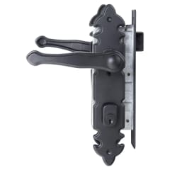 Cerradura de manilla Scavanini 1084-935L/L para interior negro