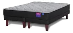Cama Europea Negra Therapedic Plus Flex King Gris 0
