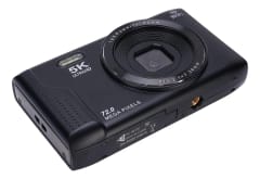 Cámara Digital Uhd 5k 72mp 16x -Negro