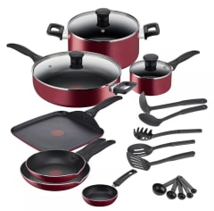 Batería Set 20 Piezas EASY CARE Rojo Tefal
