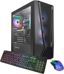 TraceMesh Gaming PC, Core i7, 32 GB,1TB, RTX4060,caja con desgaste, presenta detalle en chasis superior-Open Box