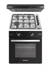 Kit Empotrable 157 Sindelen Campana CA-606NG + Encimera a Gas 3