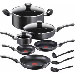 Batería de Cocina 12 Piezas New Platinum Tefal, caja con desgastes