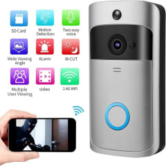 Timbre con videocámara y visión nocturna - Gris 2