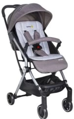 Coche Paseo Spark Negro y Gris Babysmart 0