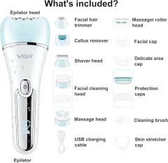 Depiladora de mujer VGR 6 en 1