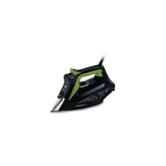 Plancha vapor Rowenta eco intelligence negro-verde, caja genérica