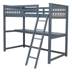 Camarote + Escritorio Boston Decocasa Gris 0