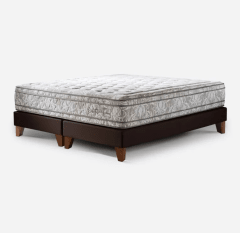 Cama Europea 2 Plazas Diletto Base Dividida Rosen 0