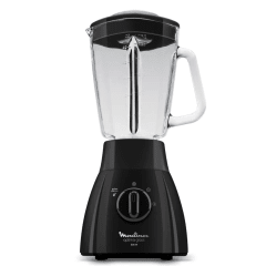 Licuadora Optimix Negra 2V 500W Moulinex, caja con desgastes. 0