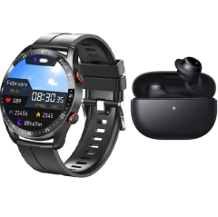 Xiaomi Buds 3 De Tws-Negro Auriculares y Toumi Smartwatch GT-X-Negro 0