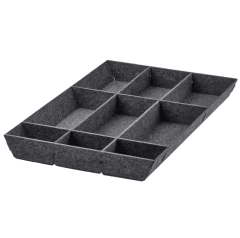 UPPDATERA Organizador regulable para cajón, gris, 40 cm 0