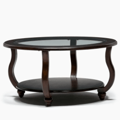 Mesa de Centro Redonda Cairo Vidrio Roberta Allen 0