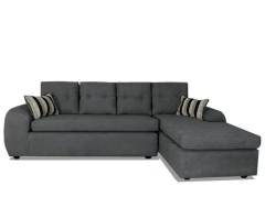 Seccional Derecho Houston Elegant Detail Gris 0