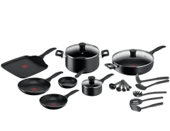 Batería de cocina Tefal 20 piezas Easy Care Negro 0