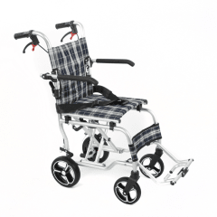 SILLA DE RUEDAS DE TRANSPORTE PREMIUM CON BOLSO First Care 0