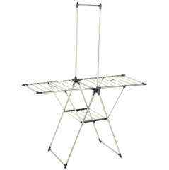 Tendedero de ropa con colgador vertical KLEINE WOLKE 156x70x200cm 0