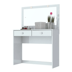 Tocador Master Blanco 2 Cajones Home Mobili 0