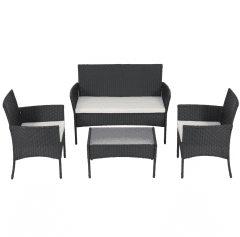 Juego de Terraza Milan 4 Personas Just Home 0