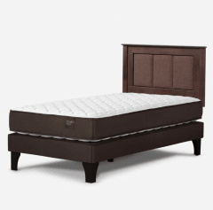 Cama Europea Ergo T 1.5 Plazas + Respaldo Rosen 0