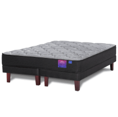 Cama Europea Therapedic Plus 2 Plazas Base Dividida Flex 0