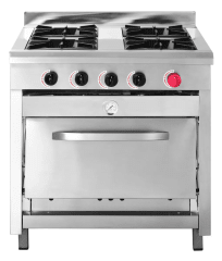 Cocina 4 Platos Inoxidable Mate Glp Vcg-4ai Ventus 0