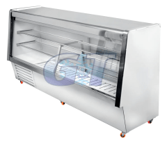 VITRINA REFRIGERADA MESON 2MTS FRIO ESTATICO 0