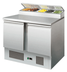 Mesón Pizzero 90cm Bozzo Acero Inoxidable 0