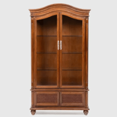 Vitrina Clásica Roberta Allen Eminence Madera y Vidrio Marrón 0