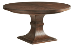 Mesa De Comedor Redonda Silverado Palo Alto - Importado 0