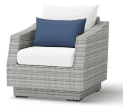 Juego De 2 Sillas De Club Al Aire Libre RST Brands 0