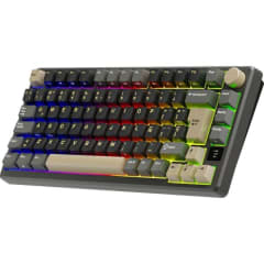 Teclado mecánico Rk Royal Kludge M75 BT5.1/2.4G/USB-C Silver switch 0