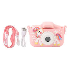 Cámara Unicornio Digital HD de 48 mp1080p MP3  Rosado 1