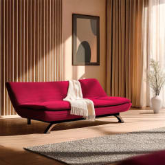 Futón Cama Mica Faith 3 Cuerpos Rojo 0