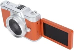 Cámara Digital Inteligente Con Zoom De 20x, 64 Mp, 4k, 180° Naranjo 2