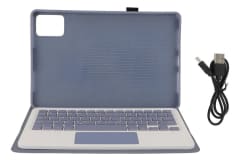 Fundas  Teclado Premium Para Tablet Samsung A8 -Violeta 0