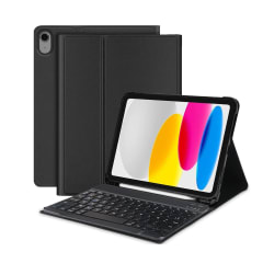 Funda teclado para iPad 2019-20-2021, iPad Pro 2017-Negro