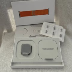 Apple Watch Ultra 49mm  L Estuche Titanio con Lazo Alpino Naranja 0
