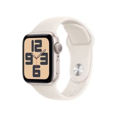 Apple Reloj SE 2ª gen caja aluminio correa blanca 0