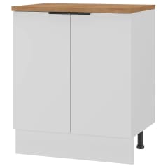 MUEBLE BASE 2P 70CM BLANCO C/CUBI 0